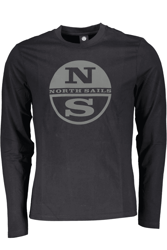 5011NORTH SAILS T-SHIRT MANICHE LUNGHE UOMO NERO