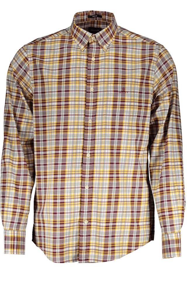 489GANT CAMICIA MANICHE LUNGHE UOMO VIOLA
