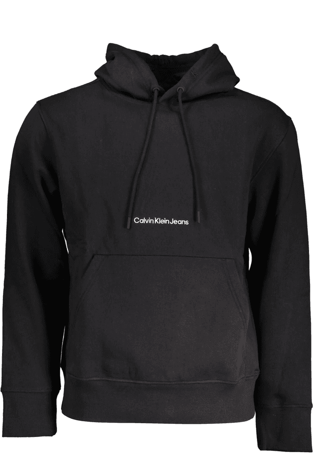 3093CALVIN KLEIN FELPA SENZA ZIP UOMO NERO