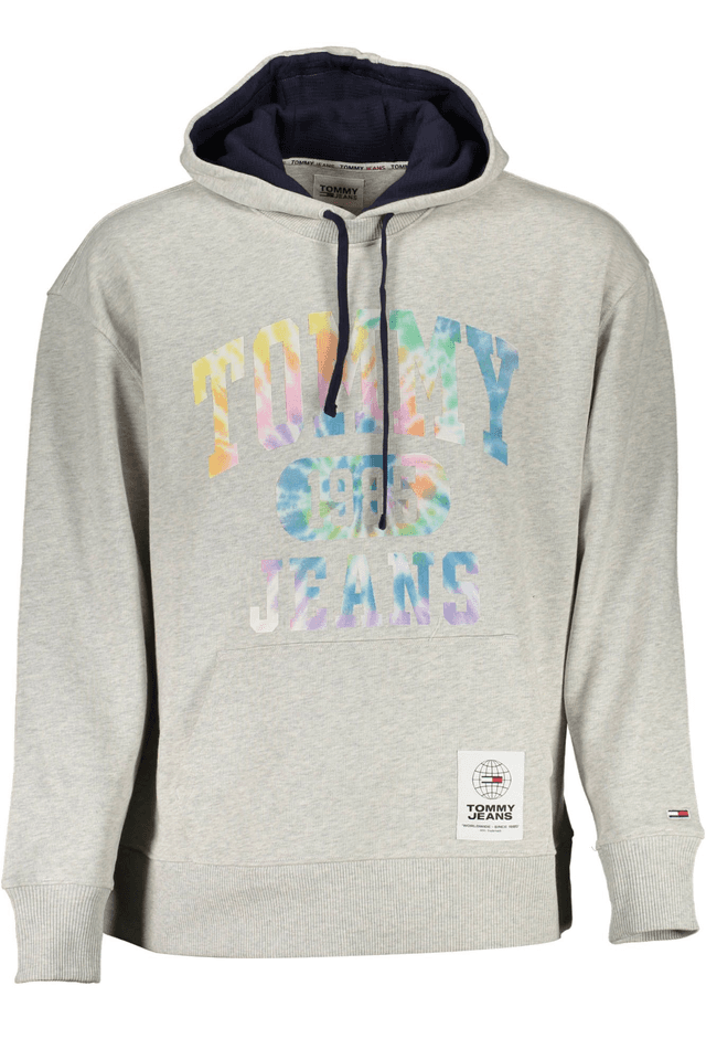 1380TOMMY HILFIGER FELPA SENZA ZIP UOMO GRIGIO