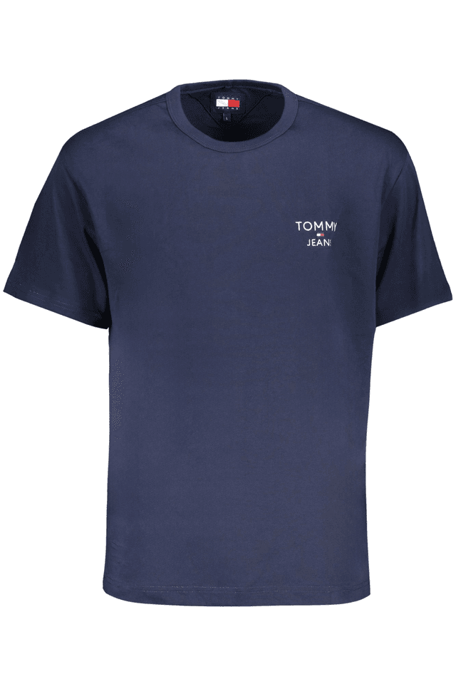 9146TOMMY HILFIGER T-SHIRT MANICHE CORTE UOMO BLU