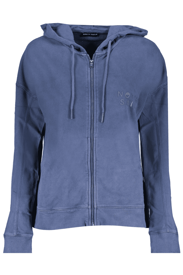 8745NORTH SAILS FELPA CON ZIP DONNA BLU