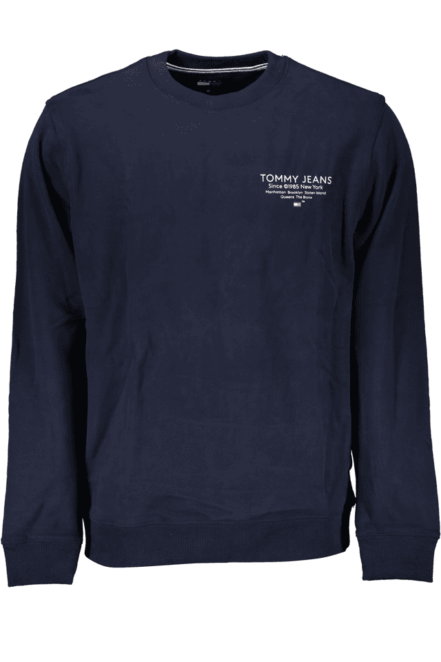 7212TOMMY HILFIGER FELPA SENZA ZIP UOMO BLU