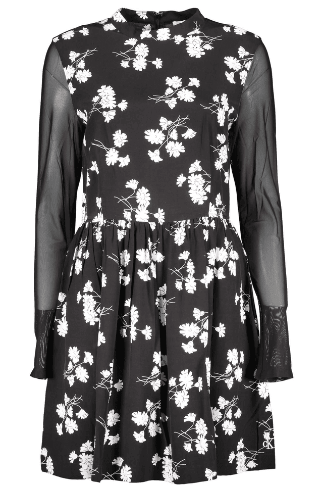 862CALVIN KLEIN ABITO CORTO DONNA NERO
