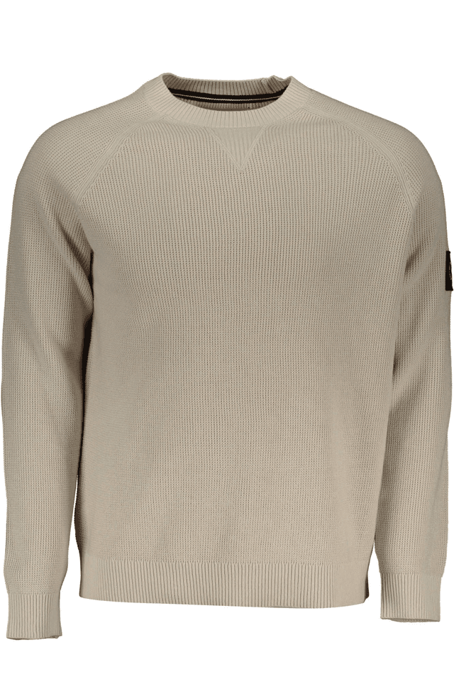 4682CALVIN KLEIN MAGLIA UOMO BEIGE