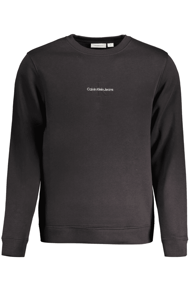 10564CALVIN KLEIN FELPA SENZA ZIP UOMO NERO