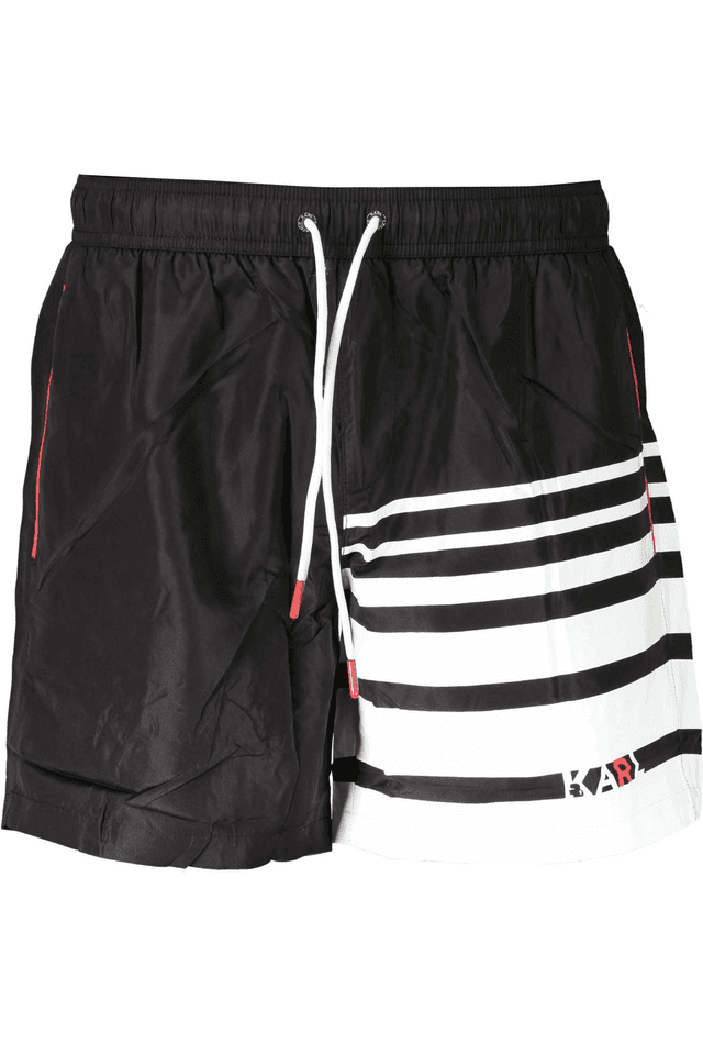 388KARL LAGERFELD BEACHWEAR COSTUME PARTE SOTTO UOMO NERO