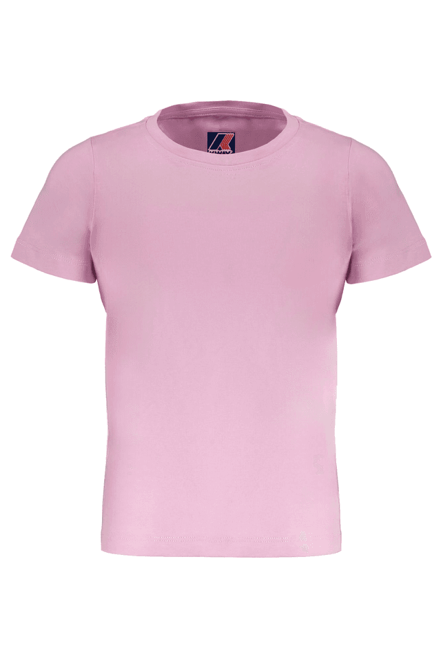 9091K-WAY T-SHIRT MANICHE CORTE BAMBINA ROSA