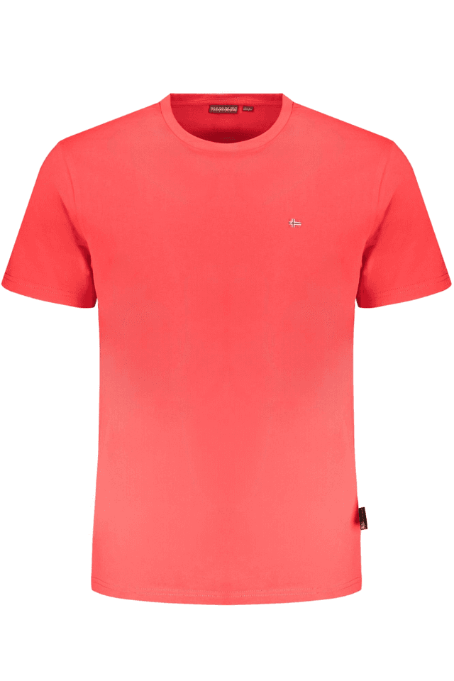 9957NAPAPIJRI T-SHIRT MANICHE CORTE UOMO ROSSO