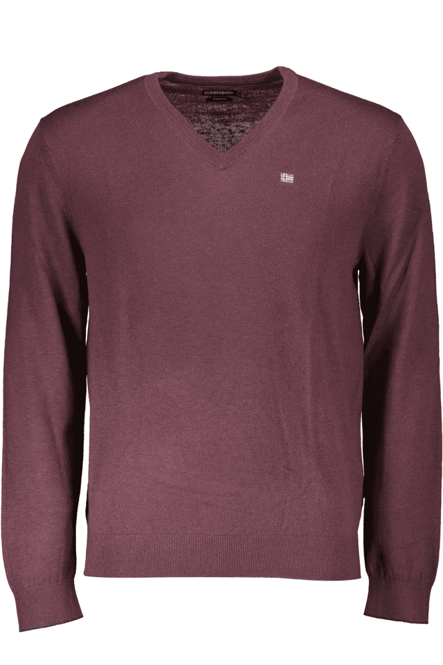 4326NAPAPIJRI MAGLIONE UOMO ROSSO