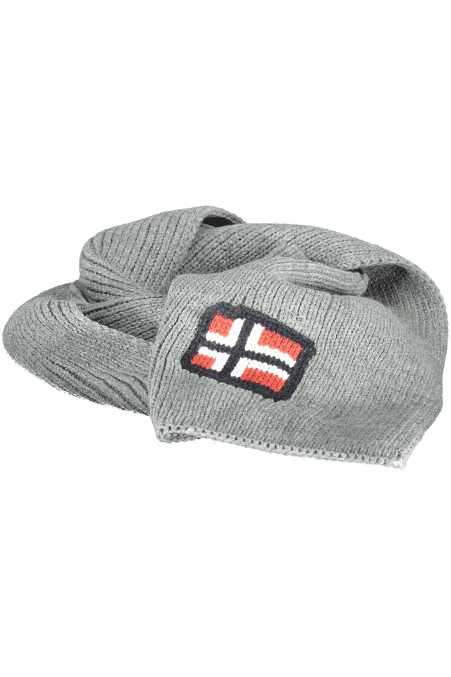 5949NORWAY 1963 SCIARPA UOMO GRIGIO