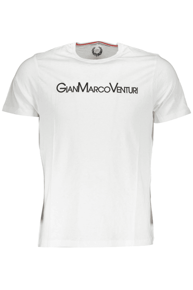 4031GIAN MARCO VENTURI T-SHIRT MANICHE CORTE UOMO BIANCO