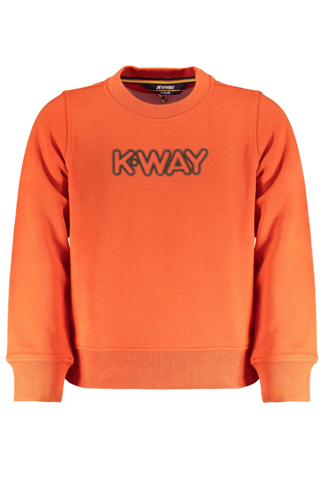 9087K-WAY FELPA SENZA ZIP BAMBINO ARANCIO