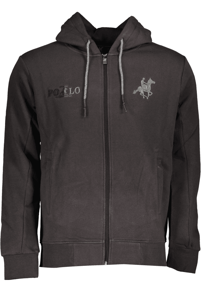 U.S. GRAND POLO FELPA CON ZIP UOMO GRIGIO