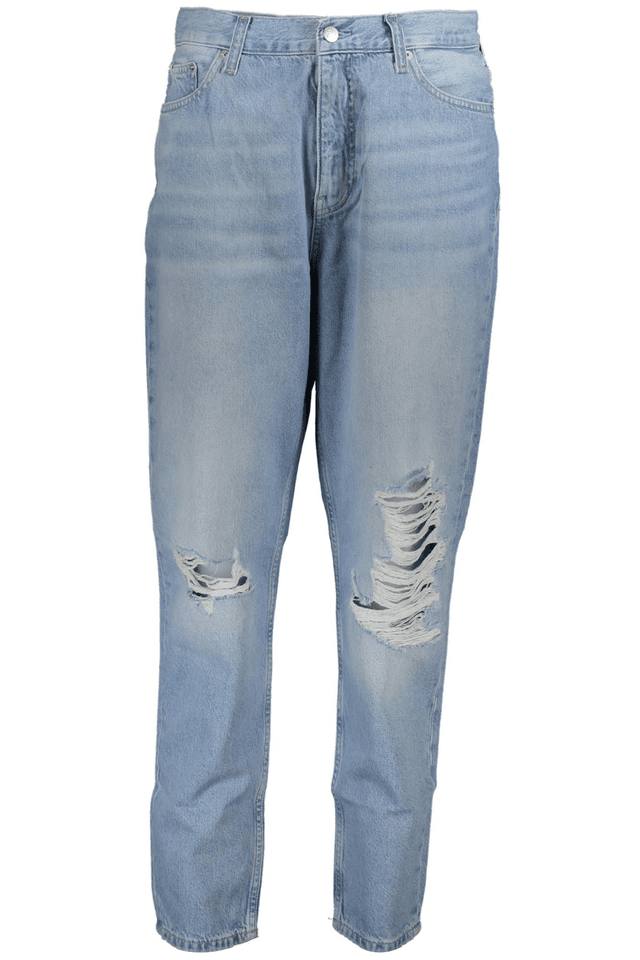 3187CALVIN KLEIN JEANS DENIM DONNA AZZURRO