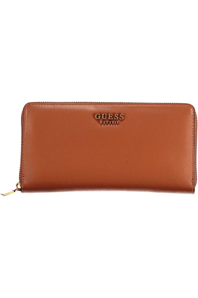 6854GUESS JEANS PORTAFOGLIO DONNA MARRONE