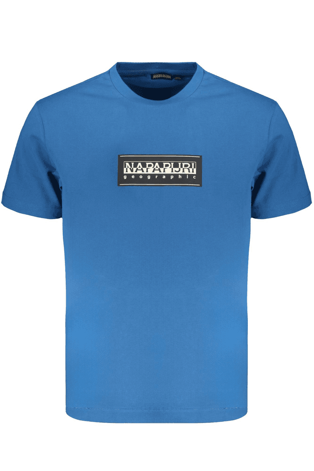 9961NAPAPIJRI T-SHIRT MANICHE CORTE UOMO BLU