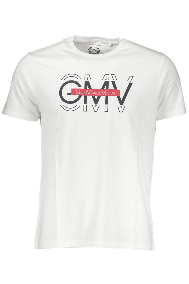 4055GIAN MARCO VENTURI T-SHIRT MANICHE CORTE UOMO BIANCO