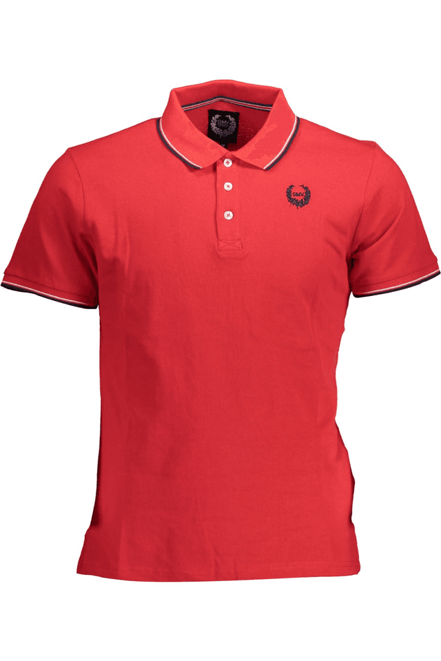 1875GIAN MARCO VENTURI POLO MANICHE CORTE UOMO ROSSO
