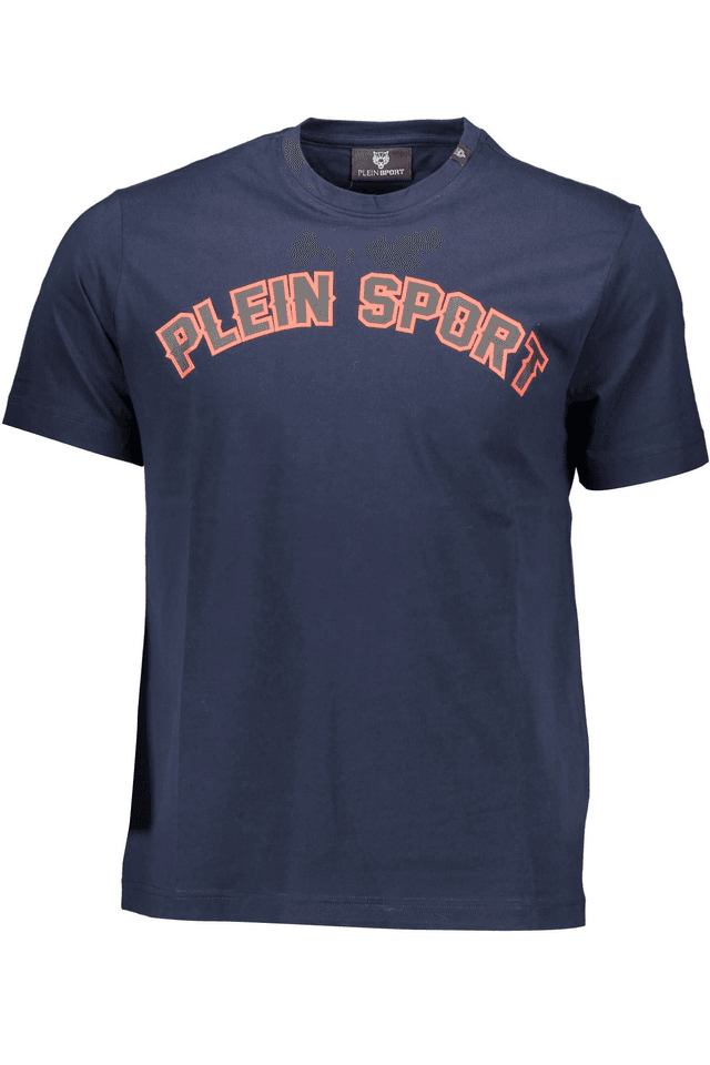 1203PLEIN SPORT T-SHIRT MANICHE CORTE UOMO BLU
