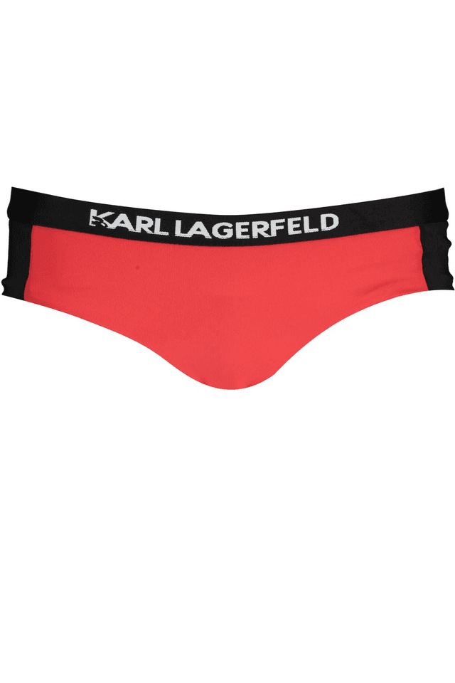 2953KARL LAGERFELD BEACHWEAR COSTUME PARTE SOTTO DONNA ROSSO