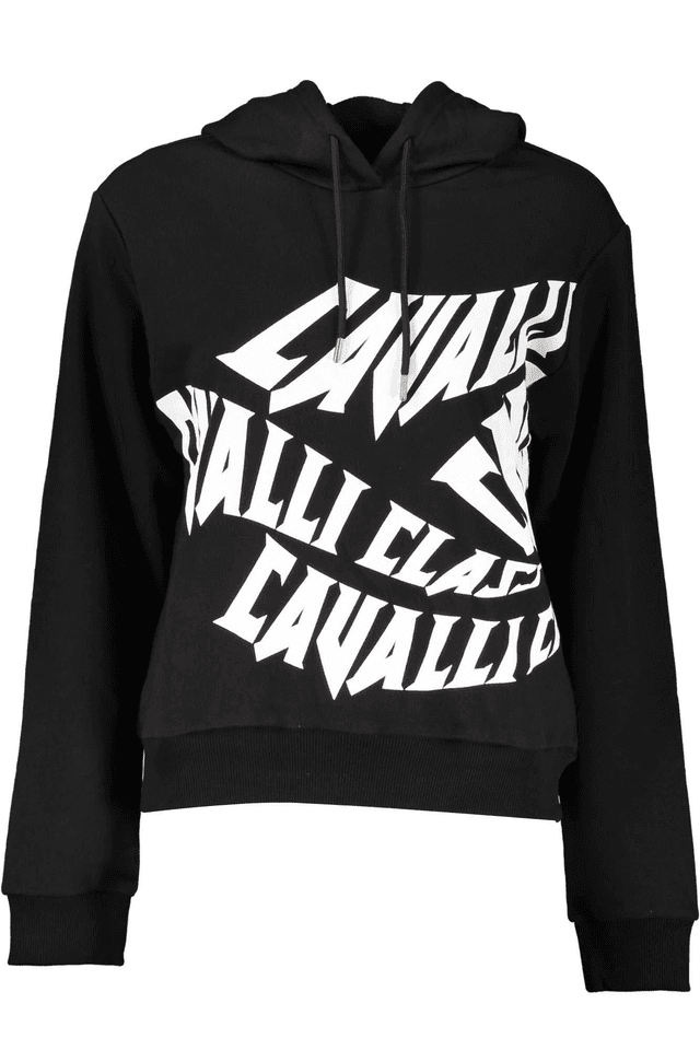 4069CAVALLI CLASS FELPA SENZA ZIP DONNA NERO