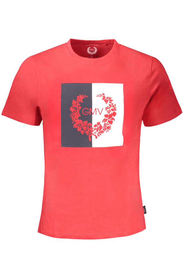 9558GIAN MARCO VENTURI T-SHIRT MANICHE CORTE UOMO ROSSO