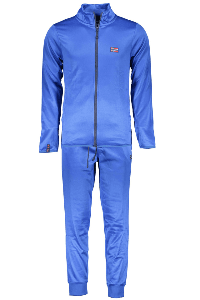 2445NORWAY 1963 FELPA CON ZIP UOMO BLU
