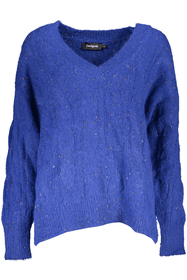 5516DESIGUAL MAGLIONE DONNA BLU