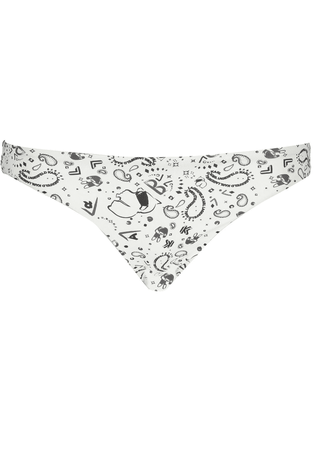 1342KARL LAGERFELD COSTUME PARTE SOTTO DONNA BIANCO