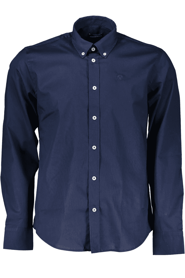 5170NORTH SAILS CAMICIA MANICHE LUNGHE UOMO BLU