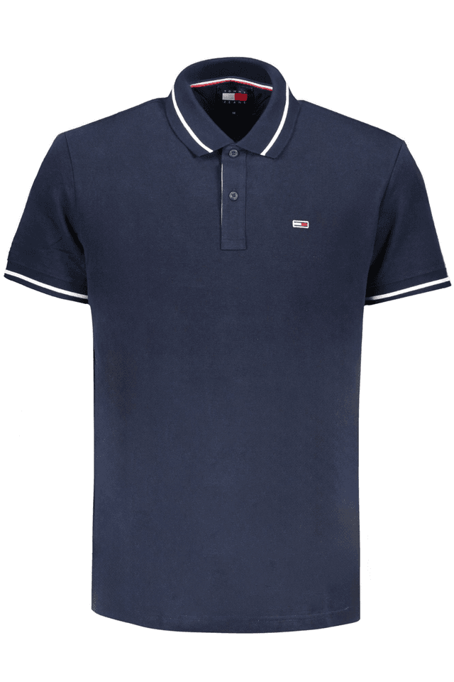 9824TOMMY HILFIGER POLO MANICHE CORTE UOMO BLU