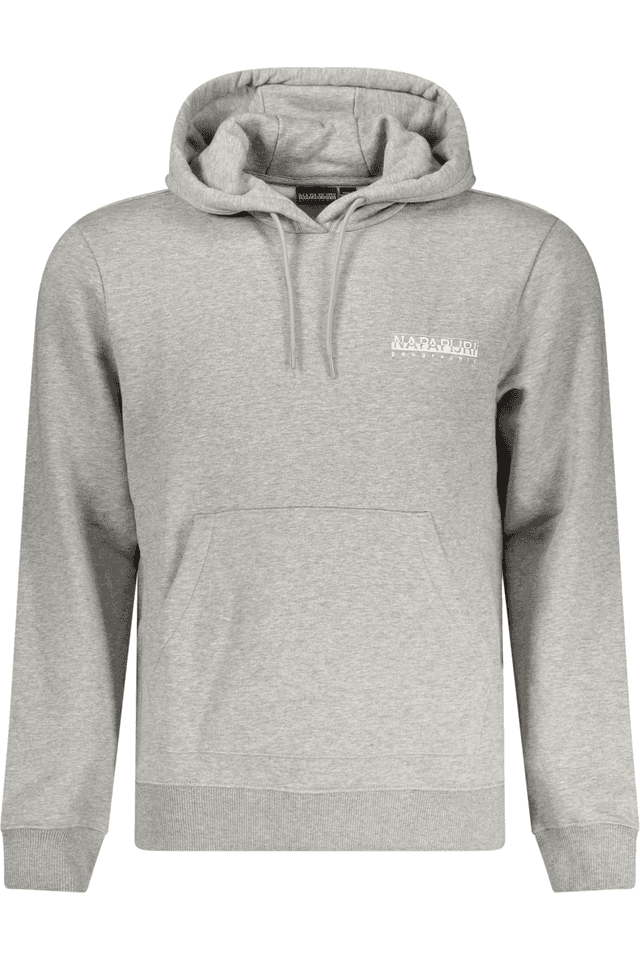10381NAPAPIJRI FELPA SENZA ZIP UOMO GRIGIO
