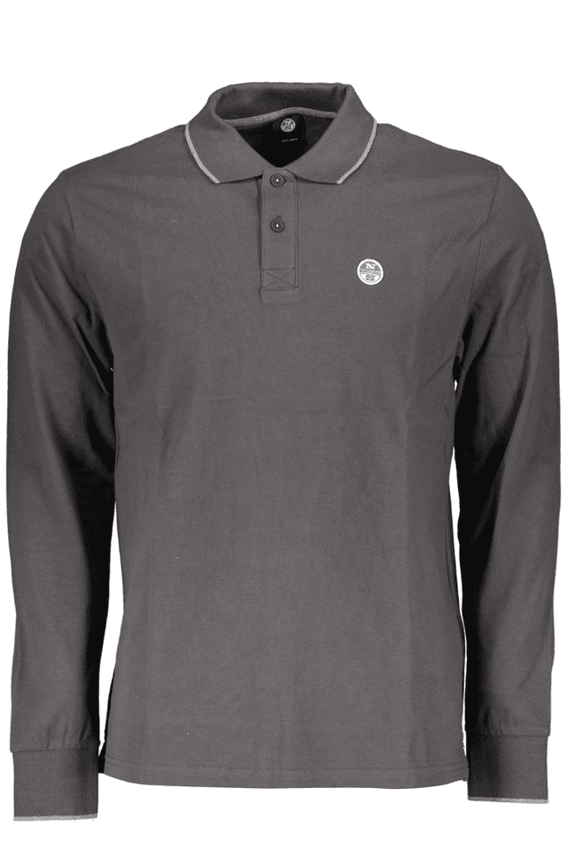 NORTH SAILS POLO MANICHE LUNGHE UOMO GRIGIO