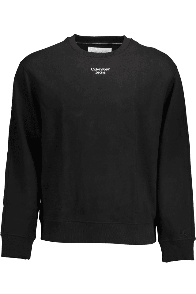 1427CALVIN KLEIN FELPA SENZA ZIP UOMO NERO