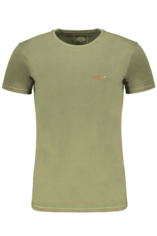 9550AERONAUTICA MILITARE T-SHIRT MANICHE CORTE UOMO VERDE