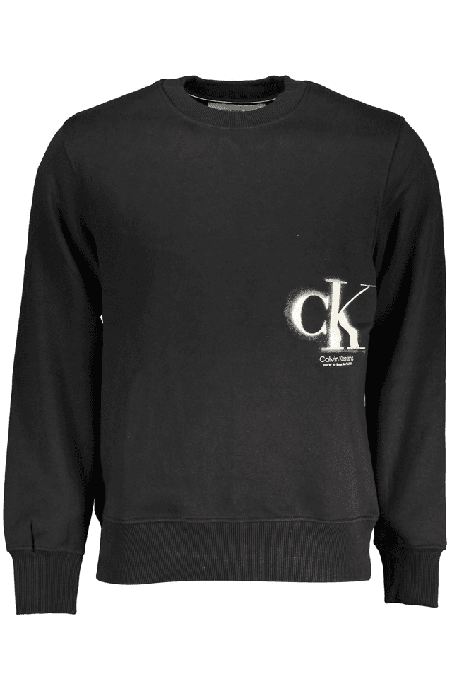 4191CALVIN KLEIN FELPA SENZA ZIP UOMO NERO