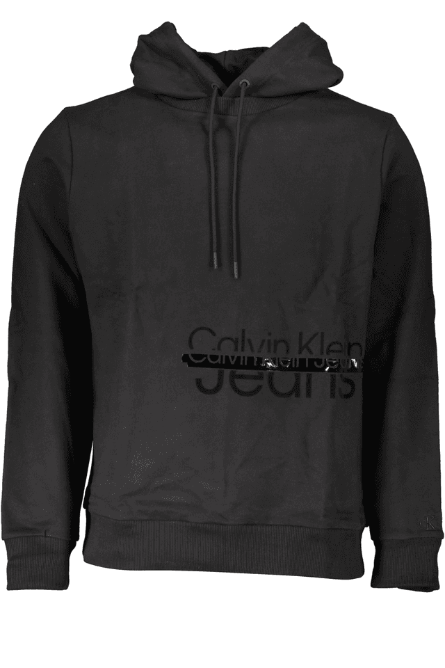 7228CALVIN KLEIN FELPA SENZA ZIP UOMO NERO