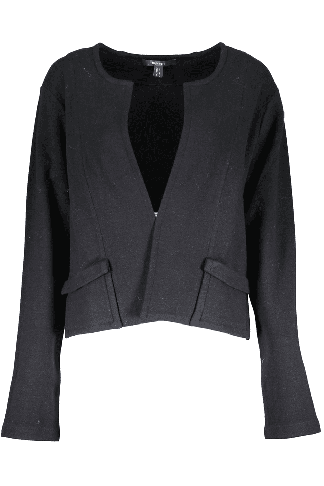 696GANT CARDIGAN DONNA NERO