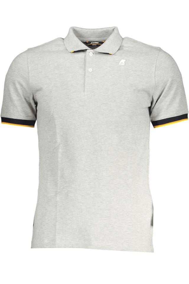 7949K-WAY POLO MANICHE CORTE UOMO GRIGIO