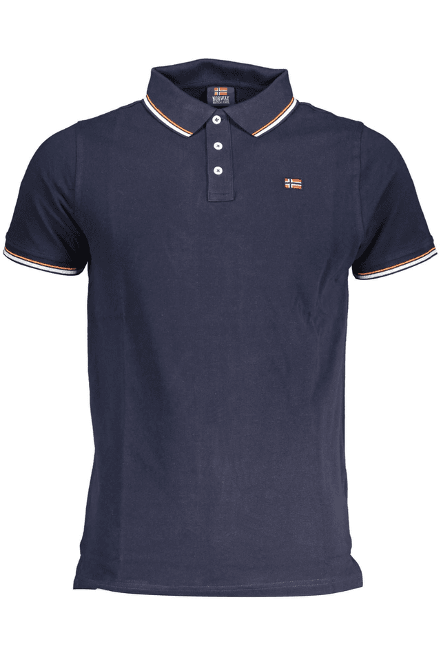 3921NORWAY 1963 POLO MANICHE CORTE UOMO BLU