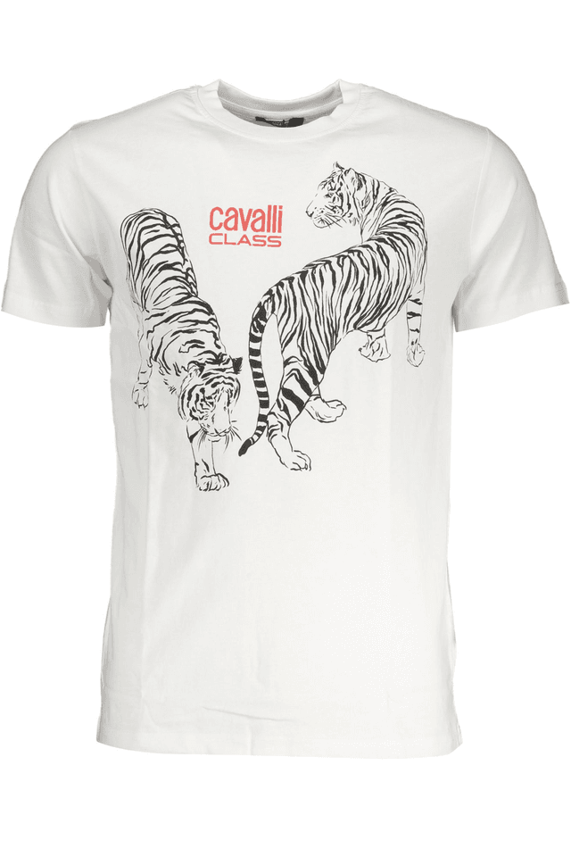 7735CAVALLI CLASS T-SHIRT MANICHE CORTE UOMO BIANCO