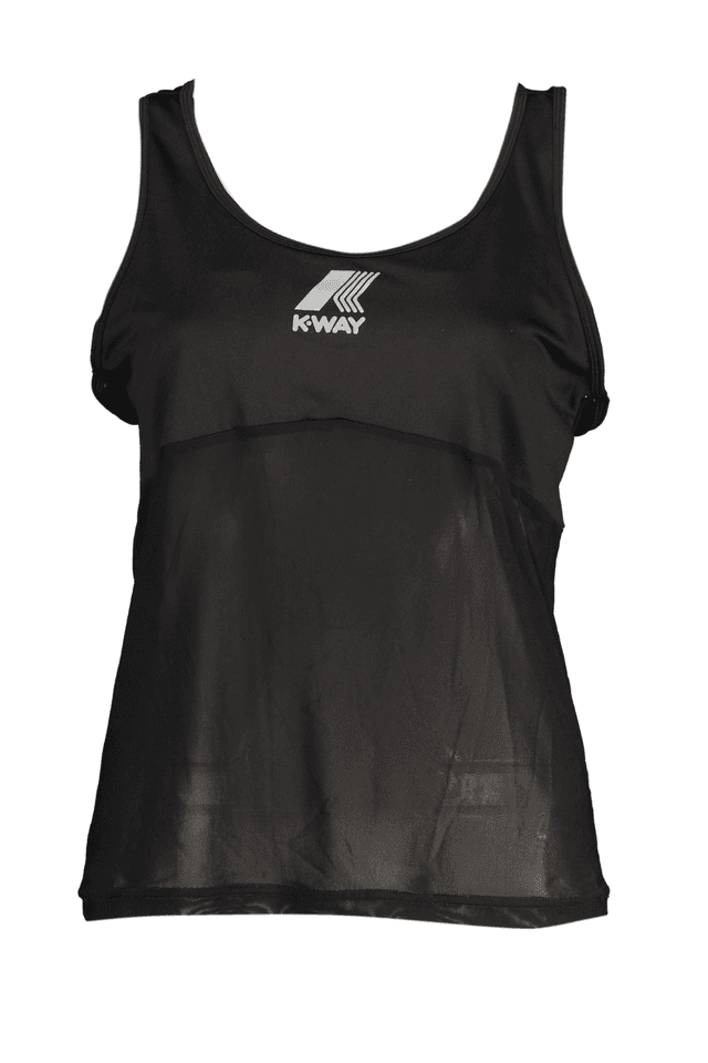 7911K-WAY CANOTTA AMERICANA DONNA NERO
