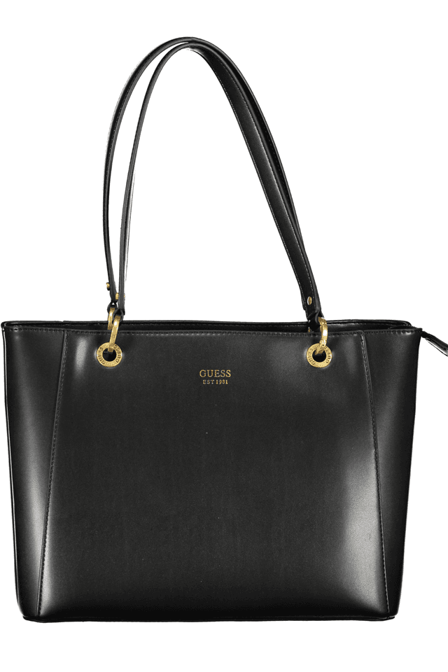 6852GUESS JEANS BORSA DONNA NERO
