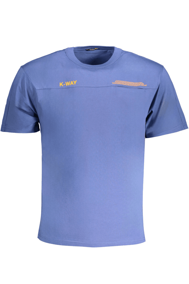 9735K-WAY T-SHIRT MANICHE CORTE UOMO BLU