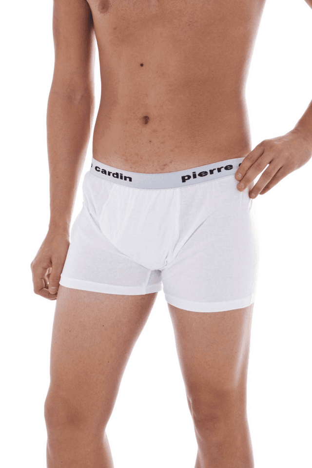 428PIERRE CARDIN BOXER UOMO BIANCO