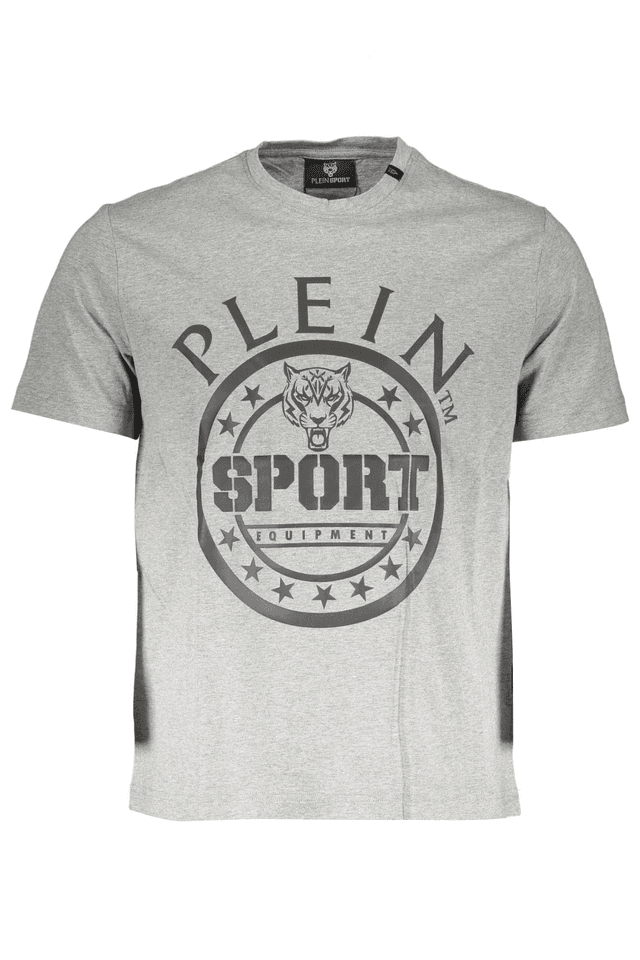 1324PLEIN SPORT T-SHIRT MANICHE CORTE UOMO GRIGIO