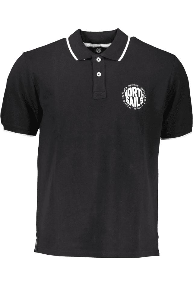 7112NORTH SAILS POLO MANICHE CORTE UOMO NERO