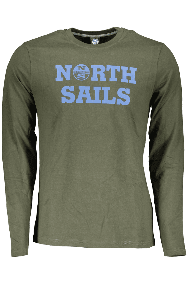 2505NORTH SAILS T-SHIRT MANICHE LUNGHE UOMO VERDE