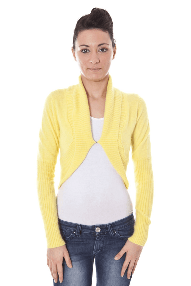 822DATCH COPRISPALLE MANICHE LUNGHE DONNA GIALLO